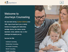 Tablet Screenshot of journeyscounseling.com